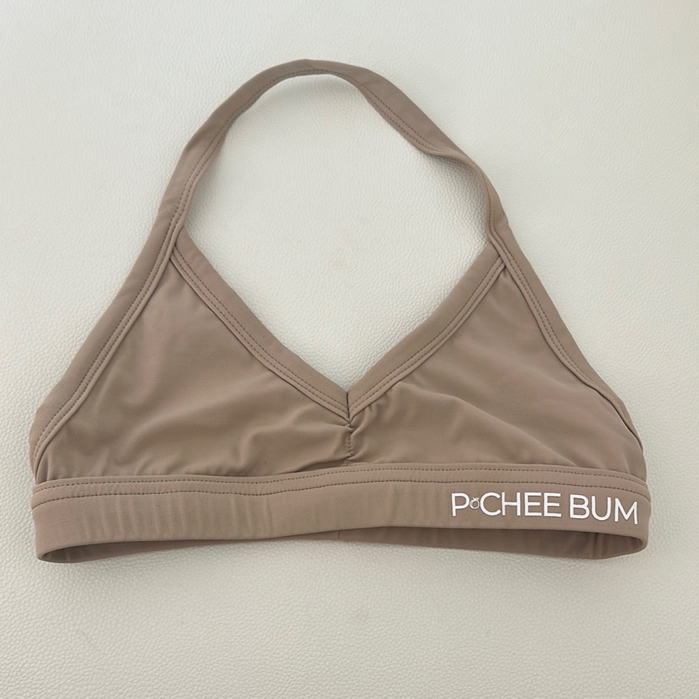 Pchee Bum Tan Halter sports bra